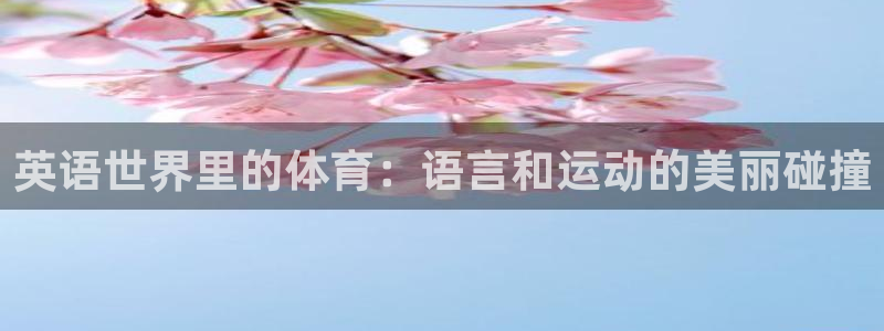 k1体育下载链接：英语世界里的体育：语言和运动的美丽碰撞